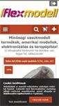 Mobile Screenshot of flexmodell.hu