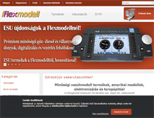 Tablet Screenshot of flexmodell.hu